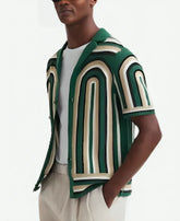 Matt Willis Love Is Blind UK 2024 Green Crochet Shirt